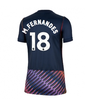 Tottenham Hotspur Mateus Fernandes #18 Maglia Gara Trasferta Repliche 2026-27 Donna Maniche Corte Tottenham Hotspur Mateus Fernandes #18 Maglia Gara Trasferta Repliche 2026-27 Donna Maniche Corte